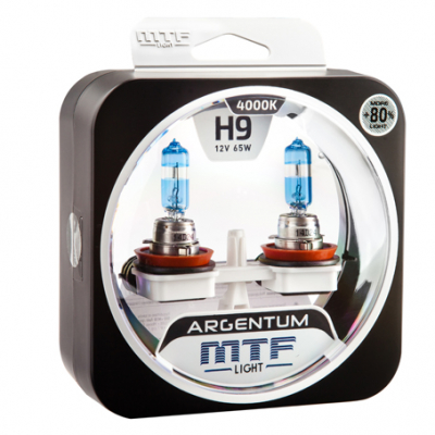 Автолампы H9 MTF Argentum +80% (HA5038)