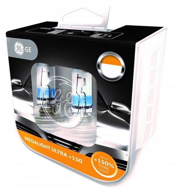 Автолампы H7 General Electric Megalight Ultra +150% (58520NXNU)