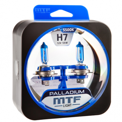 Автолампы H7 MTF Palladium 5500K (HPA1207)