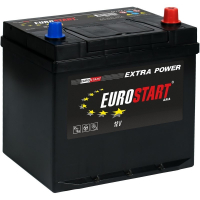 Аккумулятор автомобильный Eurostart Extra Power Asia - 60 А/ч (D23L) [-+]