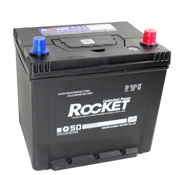 Аккумулятор автомобильный Rocket Asia Premium SMF 95D23L - 75 А/ч  [-+]