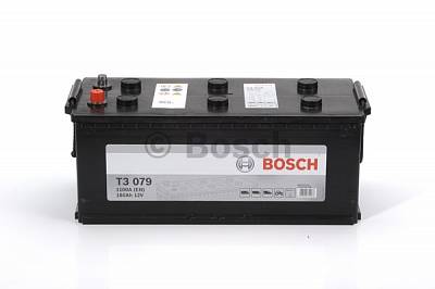 Грузовой аккумулятор Bosch T3 079 Black - 180 А/ч (0 092 T30 790) российская полярность (-+)