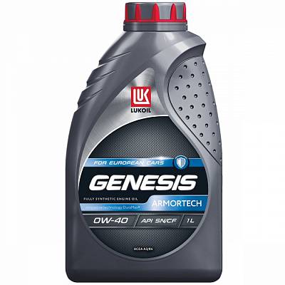 Моторное масло Lukoil Genesis Armortech 0W-40 SN/CF