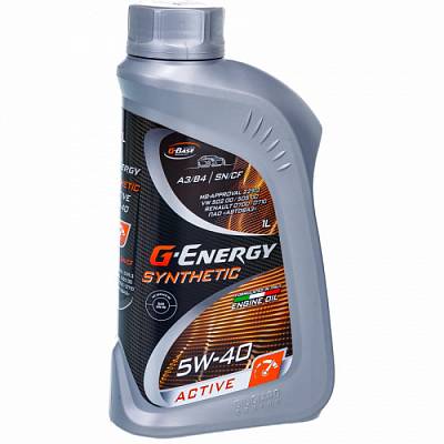 Моторное масло G-Energy Synthetic Active 5W-40 SN