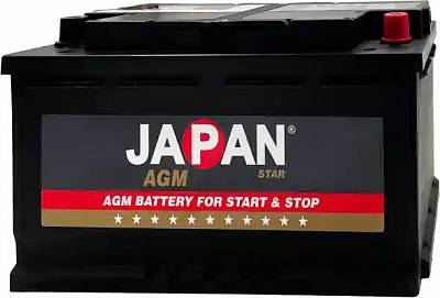 Аккумулятор автомобильный Japan Star Start-Stop AGM (L4) - 85 А/ч  [-+]