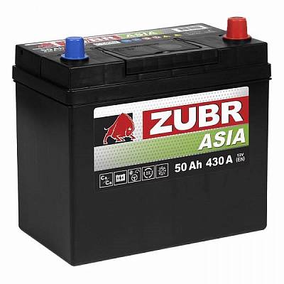 Аккумулятор автомобильный Zubr Premium Asia - 50 А/ч (B24L) [-+]