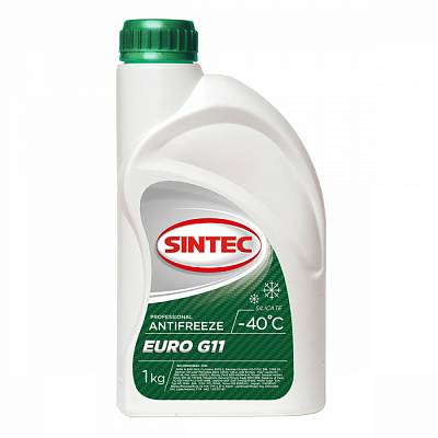 Sintec Антифриз EURO G11 антифриз зеленый (1 кг.)