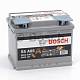 Аккумулятор Start-Stop автомобильный Bosch S5 A05 AGM - 60 А/ч (0 092 S5A 050) [-+]