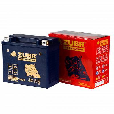 Мотоаккумулятор Zubr Bike Premium Nano Gel - 20 А/ч 310 А (YT20L-4) YTX20L-BS [-+]