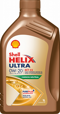 Моторное масло Shell Helix Ultra 0W-20 ECT C5