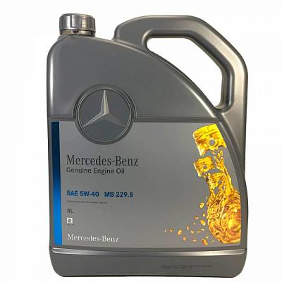 Моторное масло Mercedes Benz Passenger Car Engine Oil 5W-40 229.5 (A0009898301ADA4)