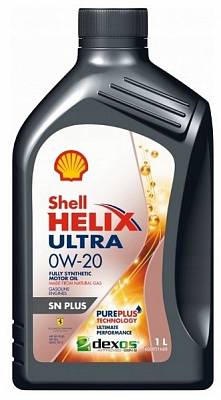 Моторное масло Shell Helix Ultra 0W-20 SN Plus A1/B1