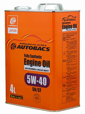 Моторное масло Autobacs 5W-40 SN/CF