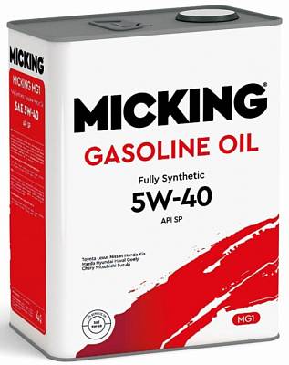 Моторное масло Micking Gasoline 5W-40 SP