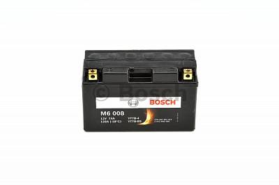 Мотоаккумулятор YT7B-BS Bosch M6 008 AGM - 7 А/ч (0 092 M60 080) [+ -]