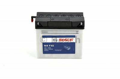 Мотоаккумулятор 51913 Bosch M4 F45 Fresh pack - 19 А/ч (0 092 M4F 450) [- +]