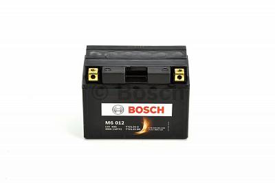 Мотоаккумулятор TTZ12S-BS Bosch M6 012 AGM - 9 А/ч (0 092 M60 120) [+ -]