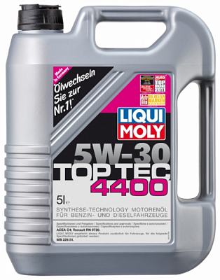 Моторное масло Liqui Moly Top Tec 4400 5W-30 C4 (3751) специально для Renault