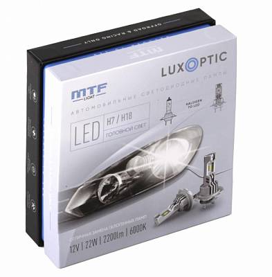 Светодиодные лампы H7 MTF LUXOPTIC LED 6000K (ST07K6)