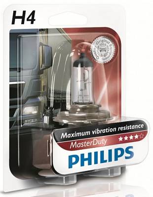 Автолампы грузовые H4 Philips Master Duty (13342MDB1) 24V