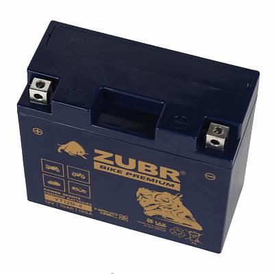 Мотоаккумулятор Zubr Bike Premium Nano Gel - 10 А/ч 150 А (YT12B-4) YT12B-BS [+-]