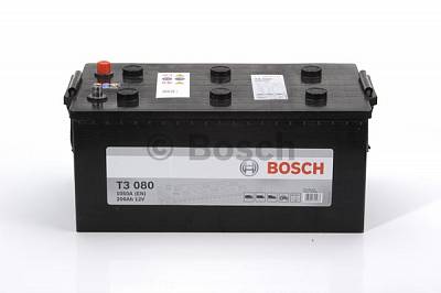 Грузовой аккумулятор Bosch T3 080 Black - 200 А/ч (0 092 T30 800) европейская полярность (+-)