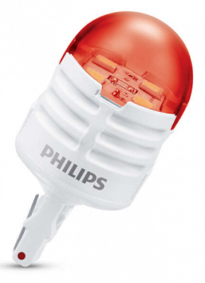 Светодиодные автолампы W21W Philips Ultinon Pro3000 SI LED Red (11065U30RB2)