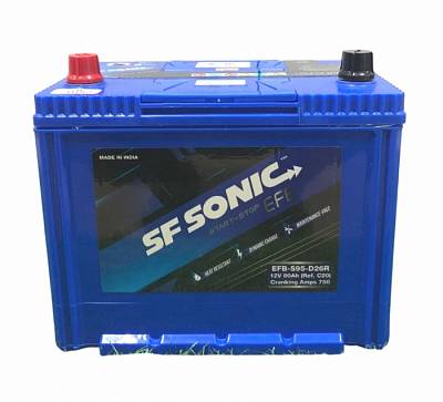 Аккумулятор автомобильный Exide SF Sonic EFB Asia - 80 А/ч (95D26R) [+-]