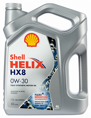 Моторное масло Shell Helix HX8 0W-30 SL