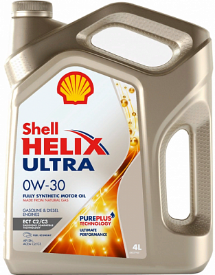 Моторное масло Shell Helix Ultra 0W-30 ECT C2/C3