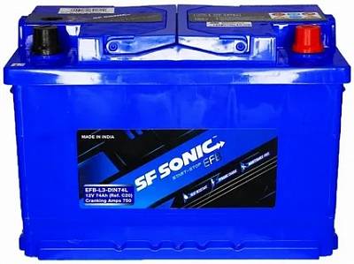 Аккумулятор автомобильный Exide SF Sonic EFB - 74 А/ч [-+]