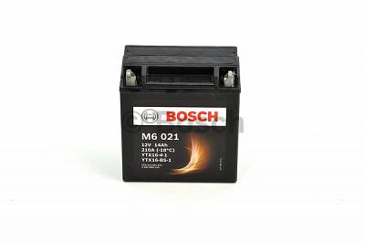 Мотоаккумулятор YTX16-BS-1 Bosch M6 021 AGM - 14 А/ч (0 092 M60 210) [+ -] "ушки"