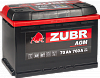 Аккумулятор Start-Stop автомобильный Zubr AGM - 70 А/ч [-+]