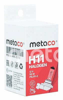 Автолампы H11 Metaco