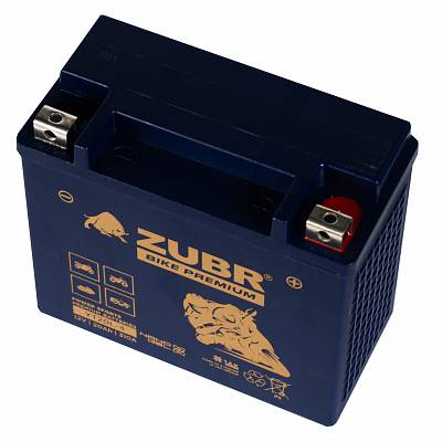 Мотоаккумулятор Zubr Bike Premium Nano Gel - 20 А/ч 310 А (YT20L-4) YTX20L-BS [-+]