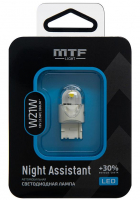 Светодиодные автолампы W21W MTF Night Assistant LED White 6000K (NW21WW)