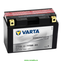 Мотоаккумулятор YT9B-BS Varta AGM Powersports - 9 А/ч (509 902 008) [+ -]