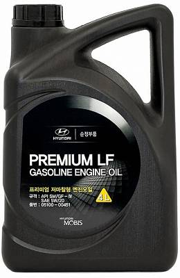 Моторное масло Hyundai Premium LF 5W-20 SM